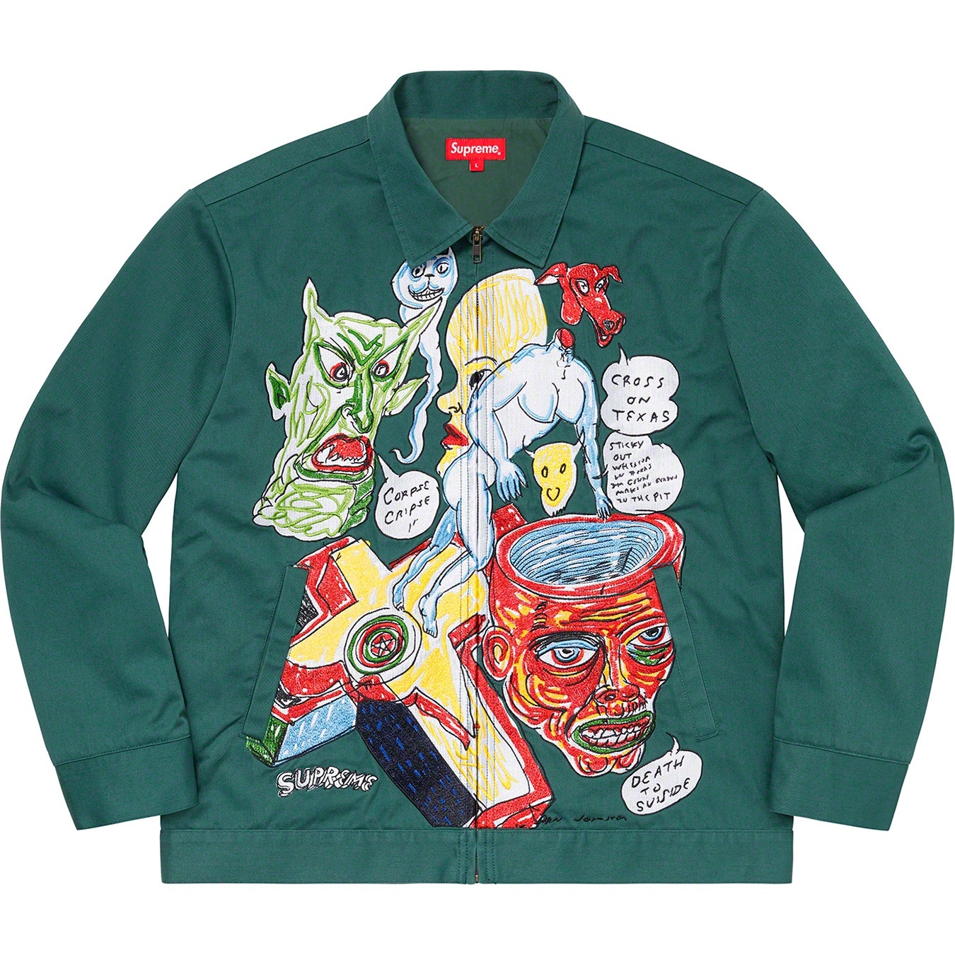 Daniel Johnston Embroidered Work Jacket view 3